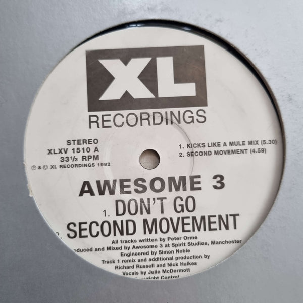Awesome 3 - Don't Go Vinyl