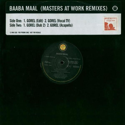 Baaba Maal - Gorel (Masters At Work Remixes) Vinyl - Vinyl Record