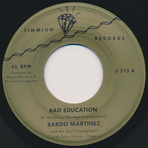 Bardo Martinez & The Soul Investigators - Bad Education Vinyl - Vinyl Record