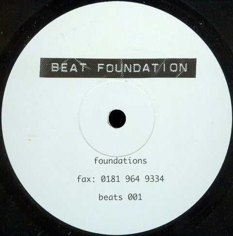 Beat Foundation - Foundations Vinyl - Vinyl Record