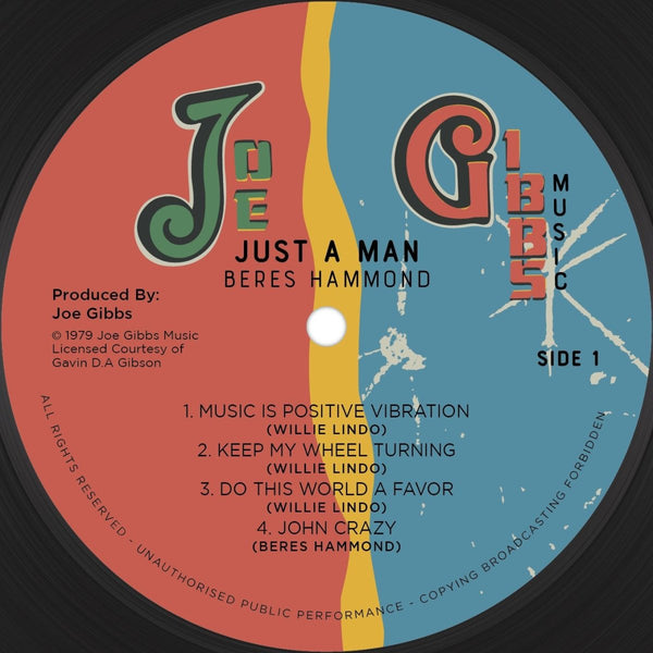 Beres Hammond - Just A Man Vinyl