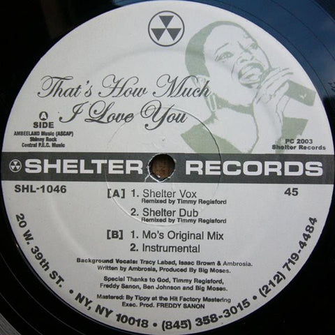 Big Moses - That's How Much I Love You Vinyl - Vinyl Record