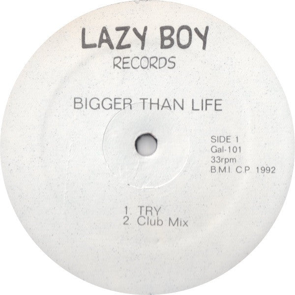 Bigger Than Life - Try Vinyl