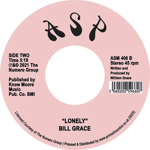 Bill Grace - Chances Go Round / Lonely Vinyl - Vinyl Record