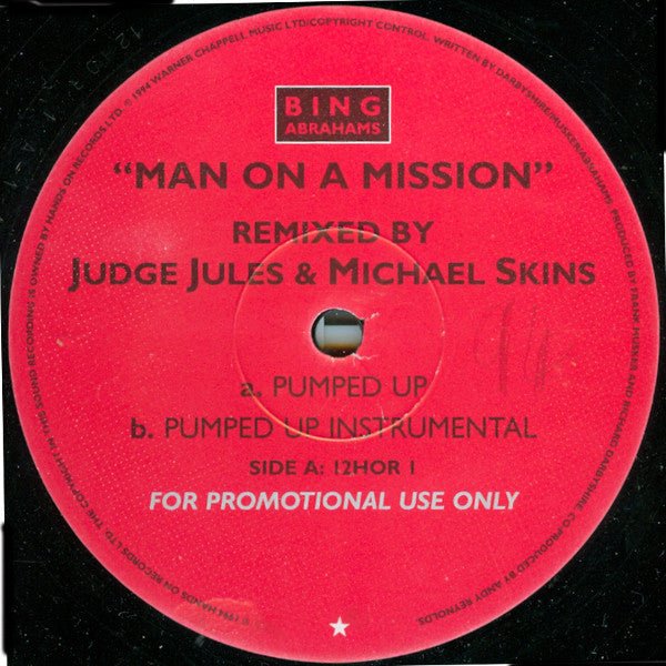 Bing Abrahams - Man On A Mission Vinyl