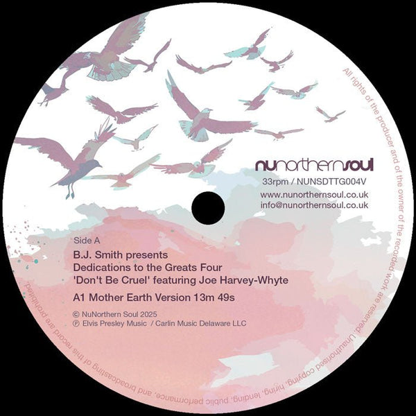 BJ Smith - Dedications to the Greats Four 'Don't Be Cruel' Vinyl