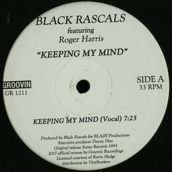 Black Rascals featuring Roger Harris - Keeping My Mind Vinyl