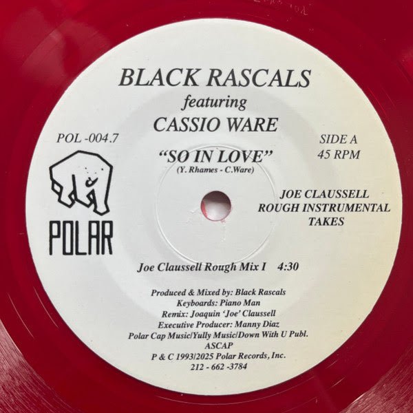 Black Rascals - So In Love (Joe Claussell Remix) Vinyl