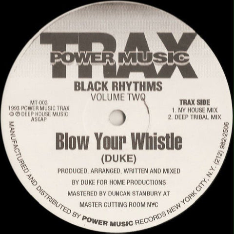 Black Rhythms - Blow Your Whistle Vinyl - Vinyl Record