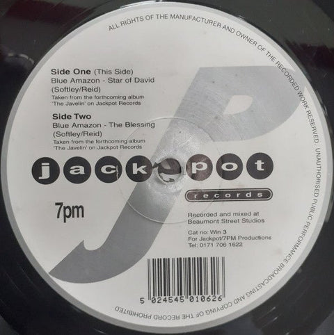 Blue Amazon - Star Of David / The Blessing Vinyl - Vinyl Record