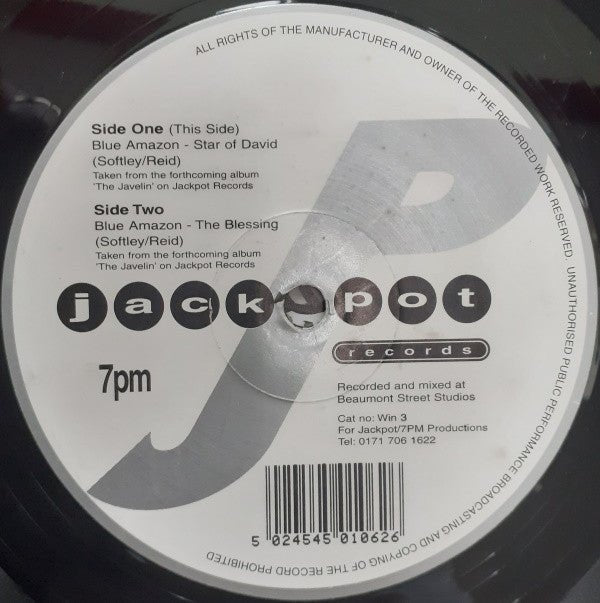 Blue Amazon - Star Of David / The Blessing Vinyl
