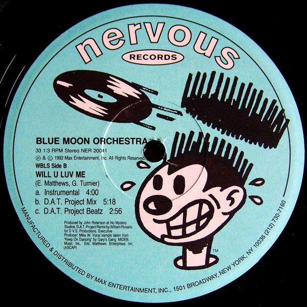 Blue Moon Orchestra - Will U Luv Me Vinyl