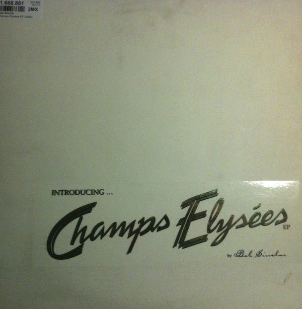 Bob Sinclar - Introducing... Champs Elysées EP Vinyl