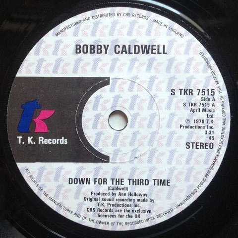 Bobby Caldwell - Down For The Third Time Vinyl - Vinyl Record