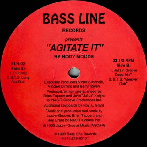 Body Moods - Agitate It Vinyl - Vinyl Record