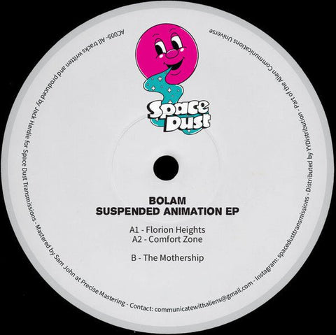 Bolam - Suspended Animation EP Vinyl - Vinyl Record