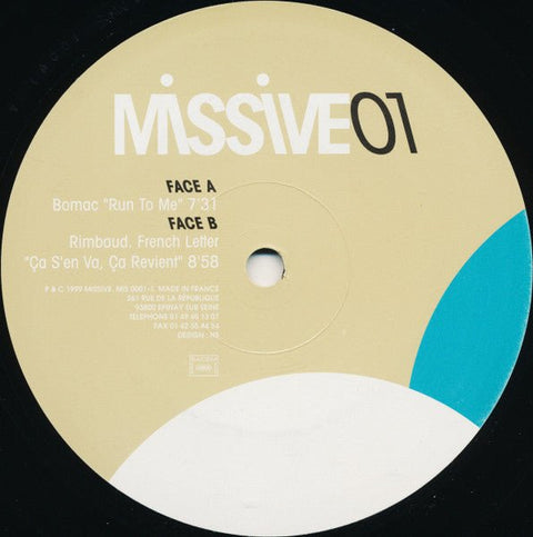 Bomac / Rimbaud. - Missive 01 Vinyl - Vinyl Record