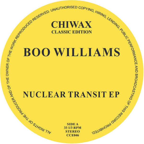 Boo Williams - Nuclear Transit Vinyl