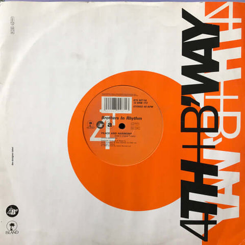 Brothers In Rhythm - Peace And Harmony Vinyl - Vinyl Record