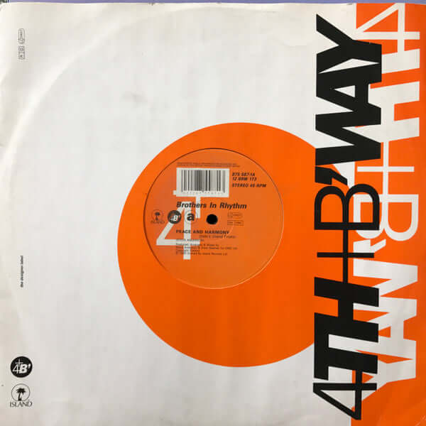 Brothers In Rhythm - Peace And Harmony Vinyl