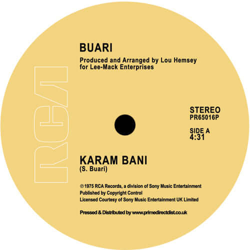 Buari - Karam Bani Vinyl
