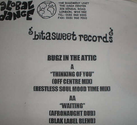 Bugz In The Attic - Thinkin' Of You / Waiting Vinyl - Vinyl Record