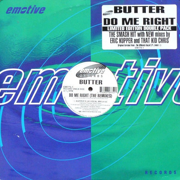 Butter - Do Me Right (The Remixes) Vinyl