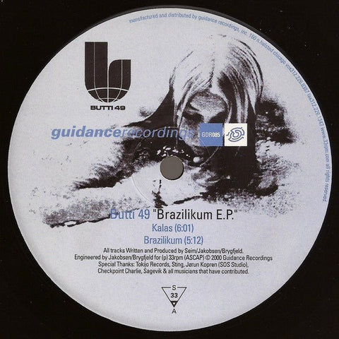 Butti 49 - Brazilikum E.P. Vinyl - Vinyl Record