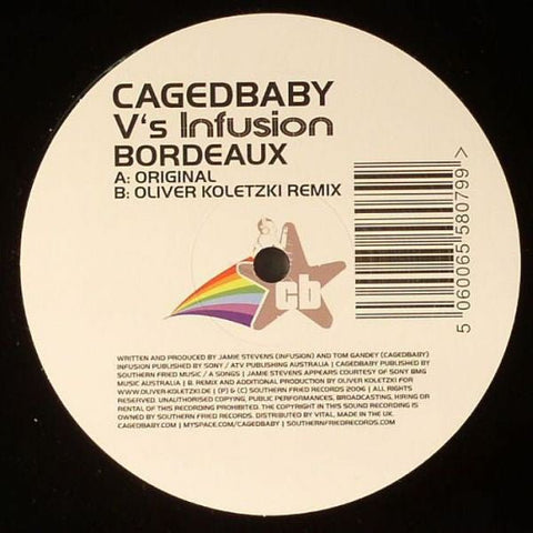 Cagedbaby V's Infusion - Bordeaux Vinyl - Vinyl Record
