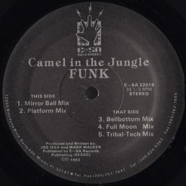 Camel In The Jungle - Funk Vinyl