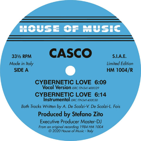 Casco - Cybernetic Love Vinyl - Vinyl Record