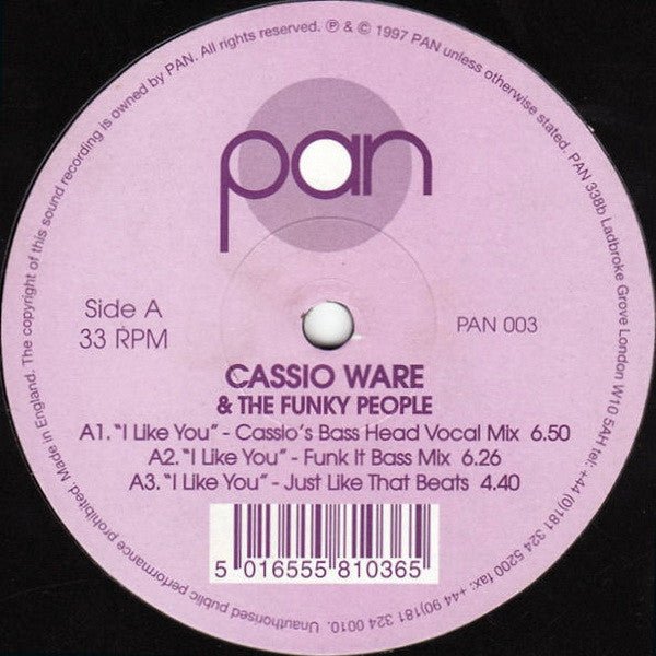 Cassio Ware & Funky People - I Like You Vinyl