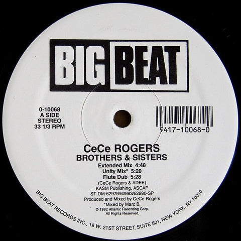 Ce Ce Rogers - Brothers & Sisters Vinyl - Vinyl Record