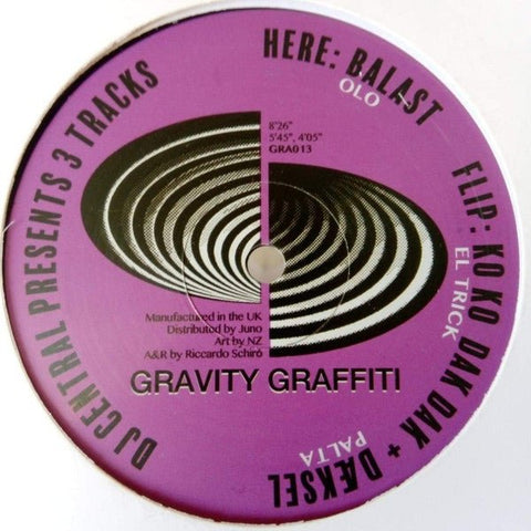 Central - DJ Central Presents 3 Tracks Vinyl - Vinyl Record