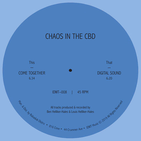 Chaos In The CBD - Come Together Vinyl - Vinyl Record