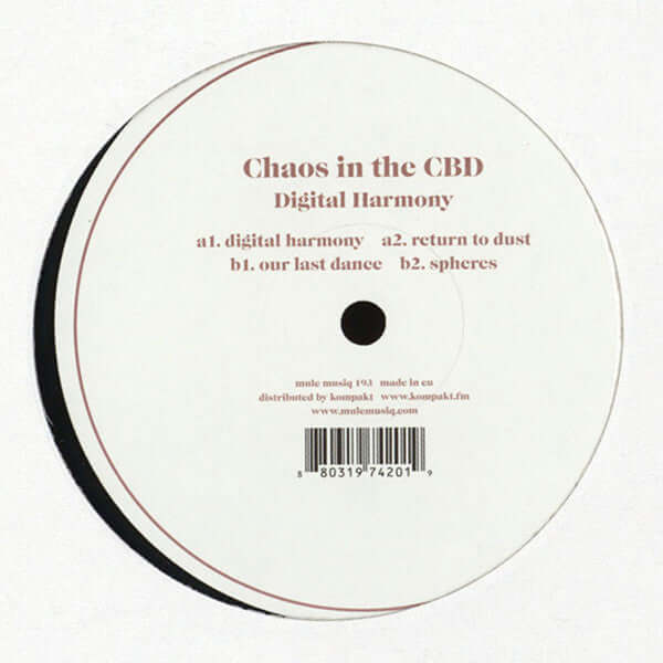 Chaos In The CBD - Digital Harmony Vinyl