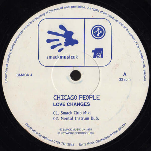 Chicago People - Love Changes Vinyl - Vinyl Record
