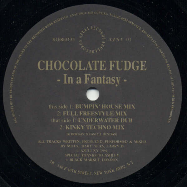 Chocolate Fudge - In A Fantasy Vinyl
