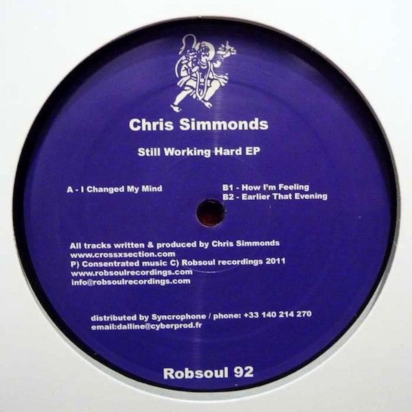 Chris Simmonds - Still Working Hard EP Vinyl