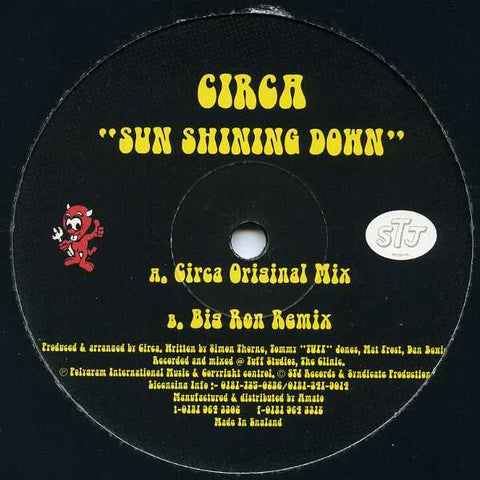 Circa - Sun Shining Down Vinyl - Vinyl Record