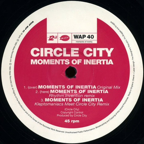 Circle City - Moments Of Inertia Vinyl - Vinyl Record