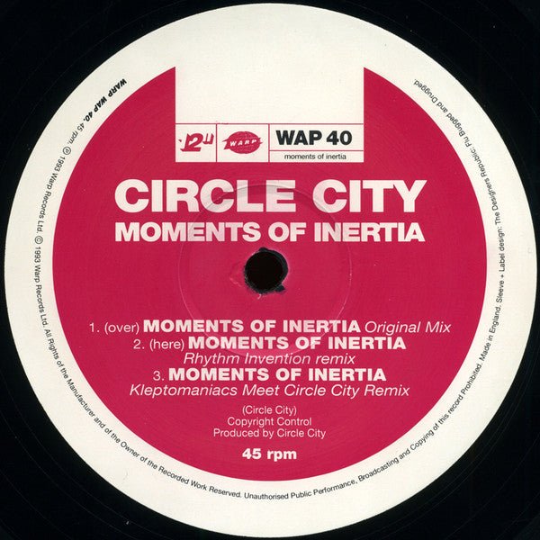 Circle City - Moments Of Inertia Vinyl