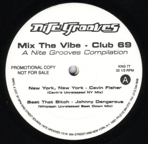 Club 69 - Mix The Vibe - A Nite Grooves Compilation Vinyl - Vinyl Record