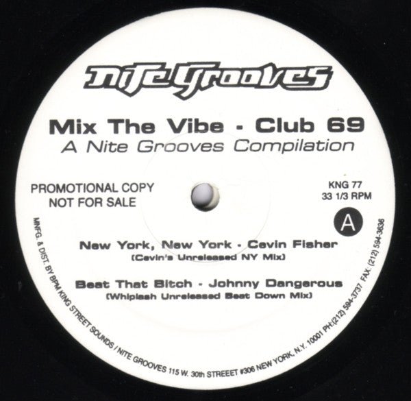 Club 69 - Mix The Vibe - A Nite Grooves Compilation Vinyl