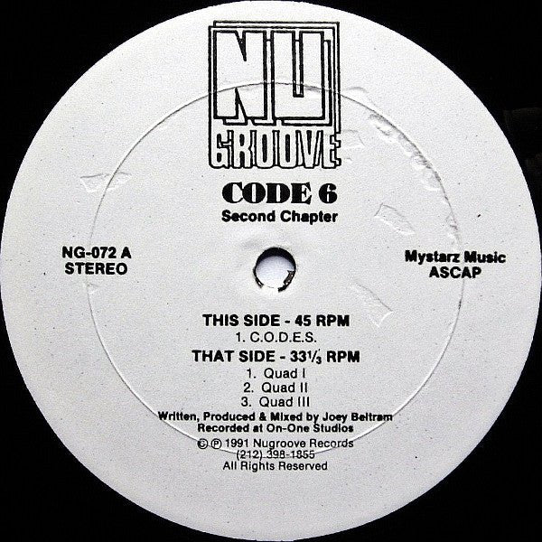 Code 6 - Second Chapter Vinyl