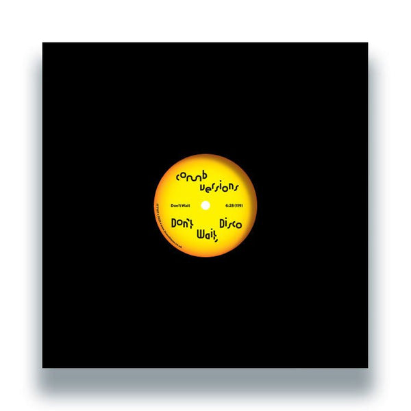 Comb Edits - Don't Wait, Disco Vinyl