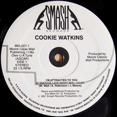 Cookie Watkins - I'm Attracted To You Vinyl - Vinyl Record