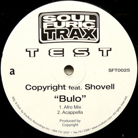 Copyright Feat. Shovell - Bulo Vinyl - Vinyl Record