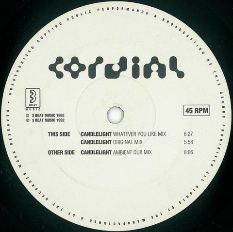Cordial - Candlelight Vinyl - Vinyl Record