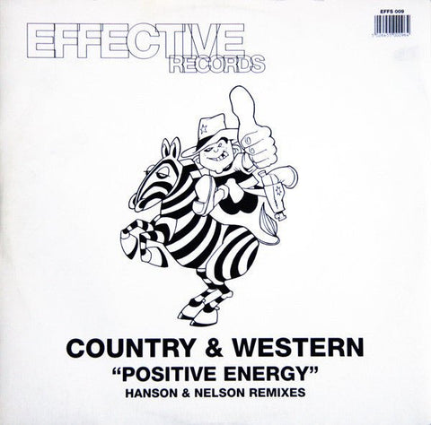 Country & Western - Positive Energy (Hanson & Nelson Remixes) Vinyl - Vinyl Record